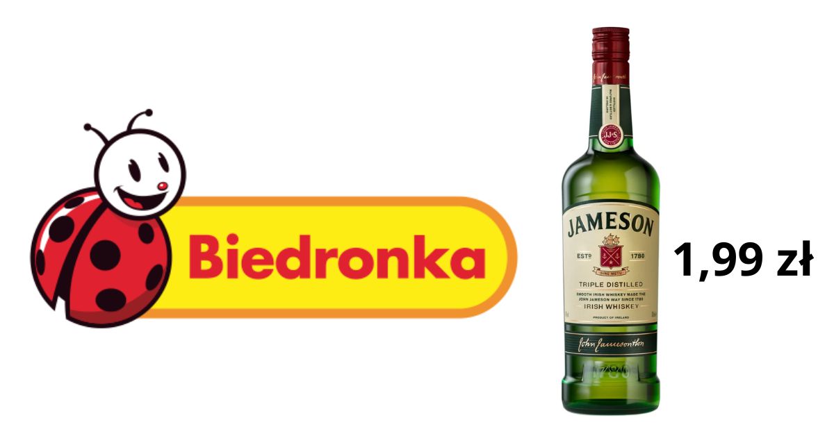 W Biedronce Jameson za 1,99 zł