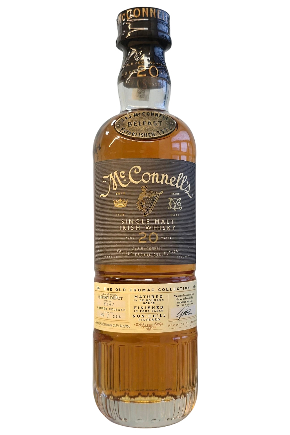 McConnell’s 20YO Finished in Port Cask #4541 Selected by Spirit Depot