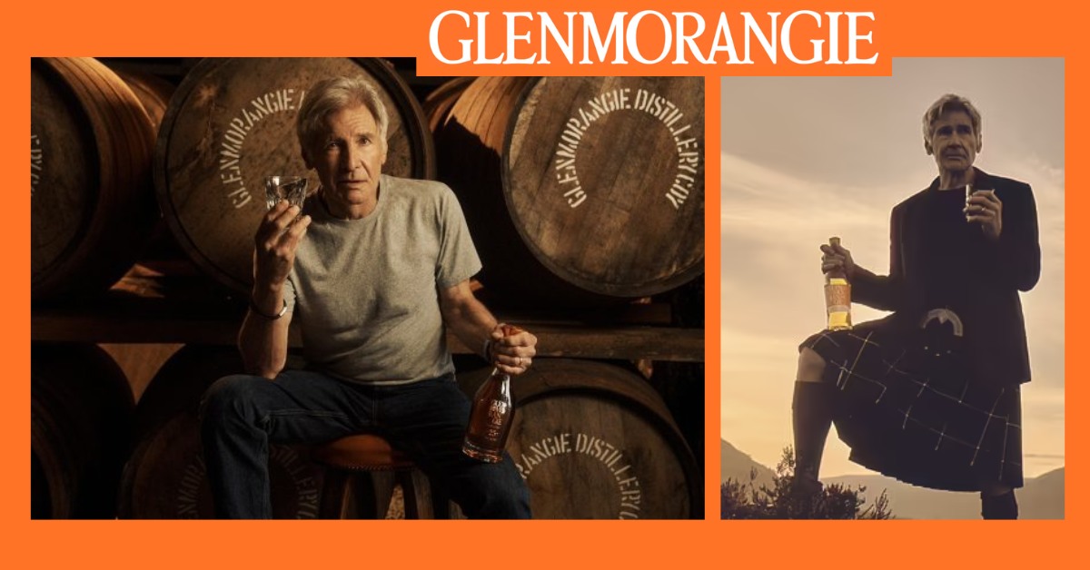 Harrison Ford w Glenmorangie