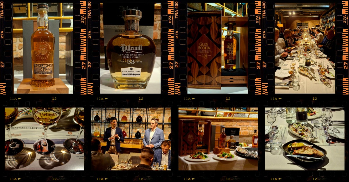 Degustacja whisky Loch Lomond Group Prestige Portfolio