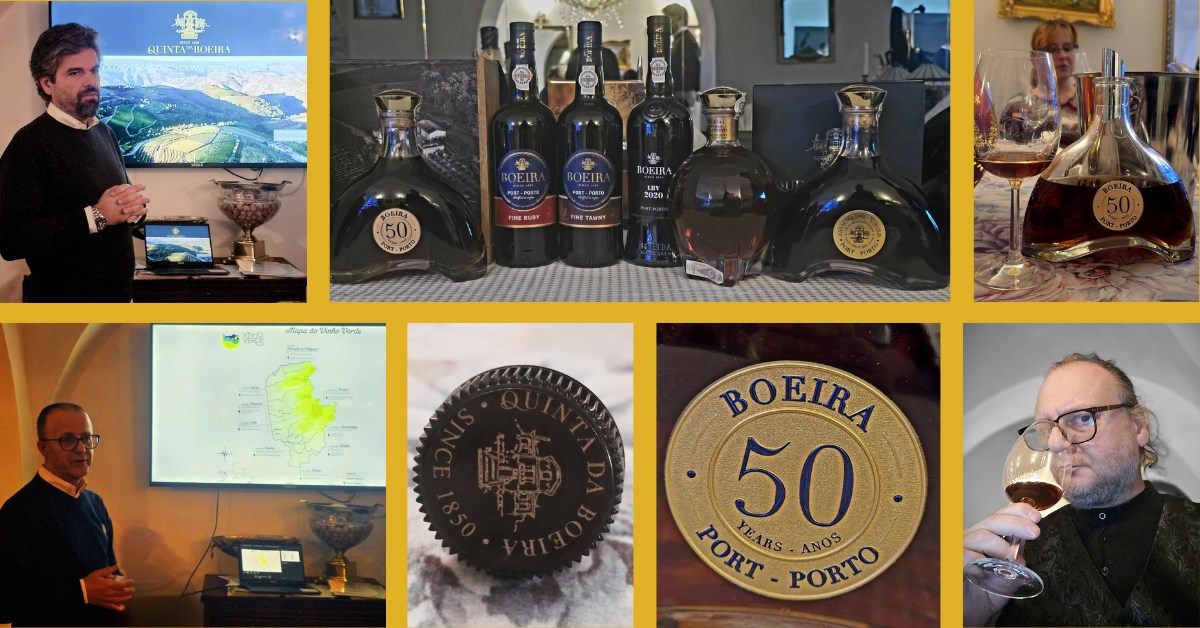 Pięćdziesięcioletnie porto z piwnic Da Boeira