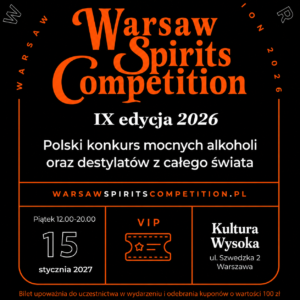 IX Warsaw Spirits Competition bilet festiwalowy VIP